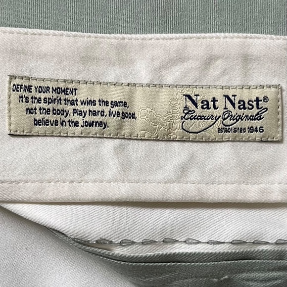 Nat Nast Luxury Men's 100% Silk Shirt; Size M; New with tags - Picture 5 of 16